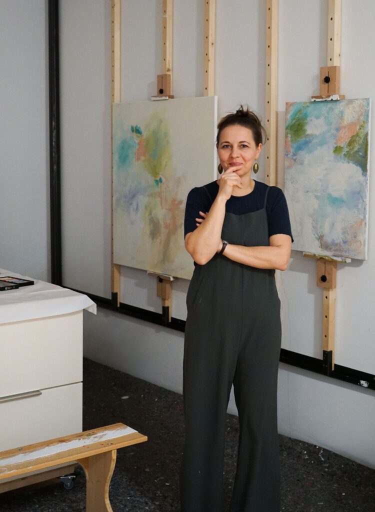 Petra Strigl in der Kunststube